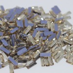 K9 Glass Crystal Loose Rhinestones Hotfix Flat Top Rectangle Shape Iron-on Rhinestones for DIY Crafts and Decoration